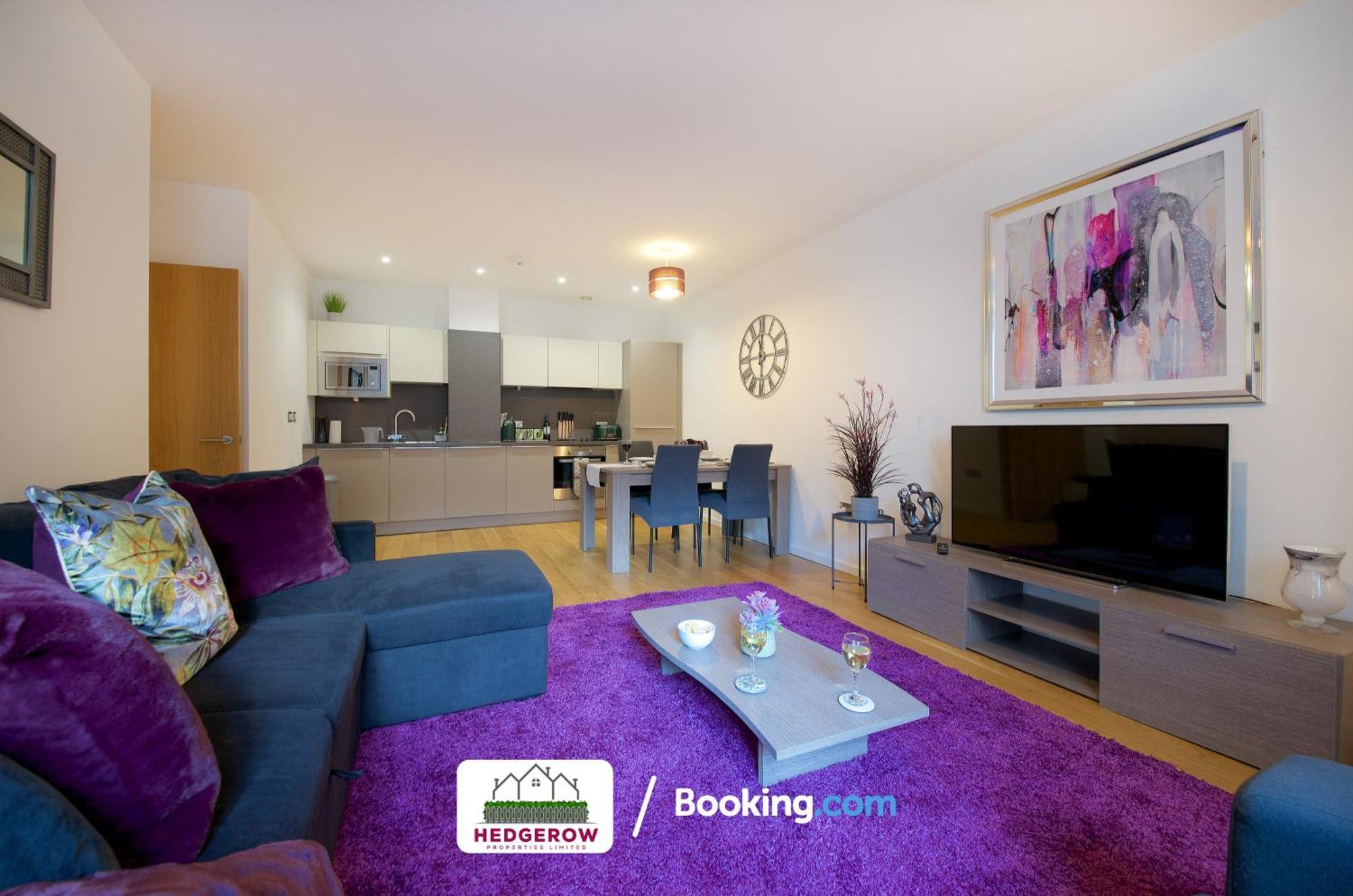 Premium Deals On Modern 2 -Bed 2-Bath Central City 122 High Street Flat For Movers & Pros By Hedgerow Манчестър Екстериор снимка