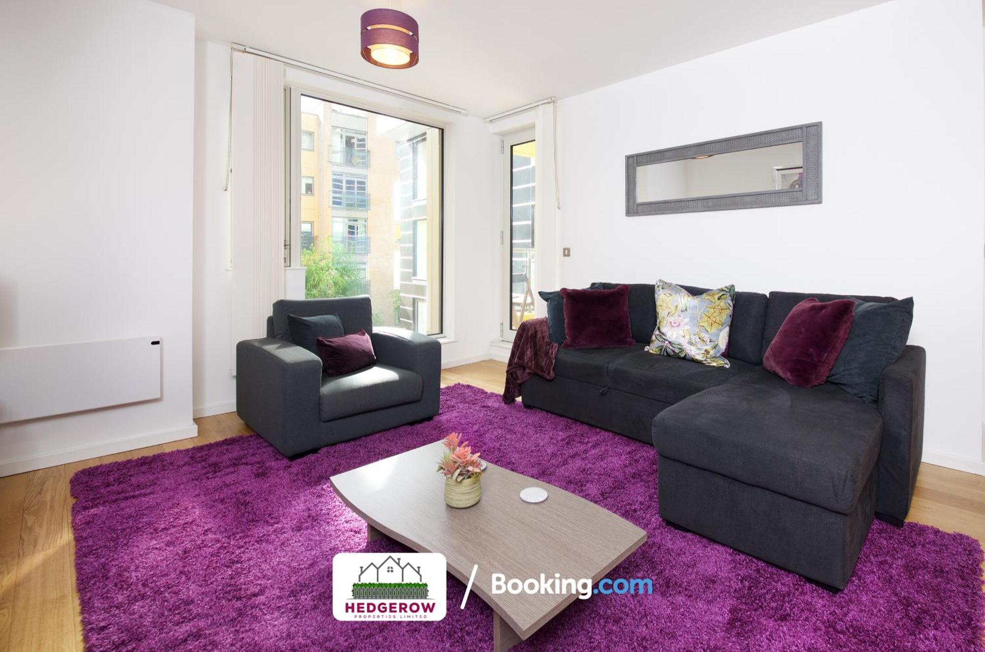 Premium Deals On Modern 2 -Bed 2-Bath Central City 122 High Street Flat For Movers & Pros By Hedgerow Манчестър Екстериор снимка